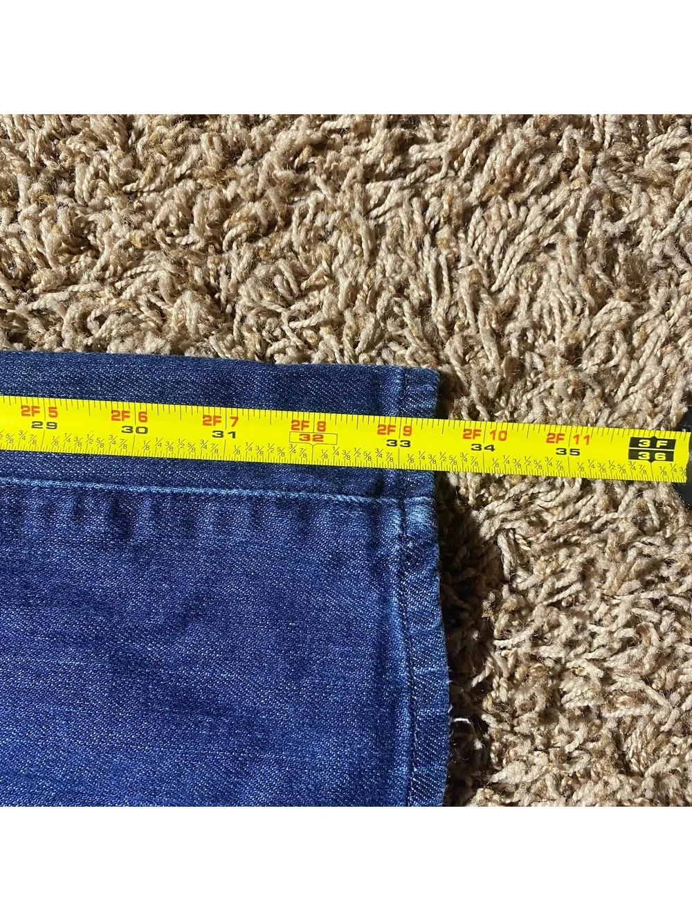 Vintage Y2K 7 For All Mankind Bootcut Jeans Blue 38x34